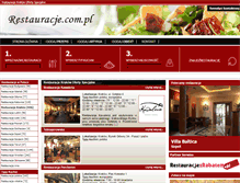 Tablet Screenshot of krakow.restauracje.com.pl